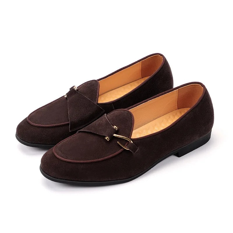 Men's Fashion Suede Genuine Leather Loafers