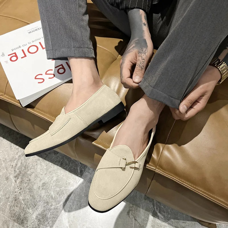 Men's Fashion Suede Genuine Leather Loafers