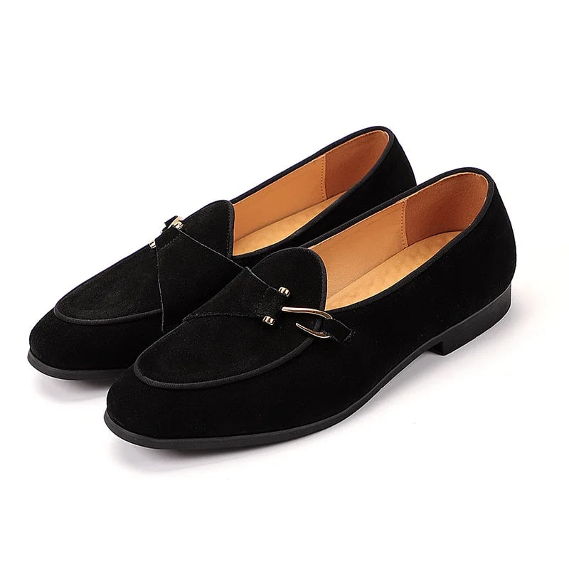 Men's Fashion Suede Genuine Leather Loafers