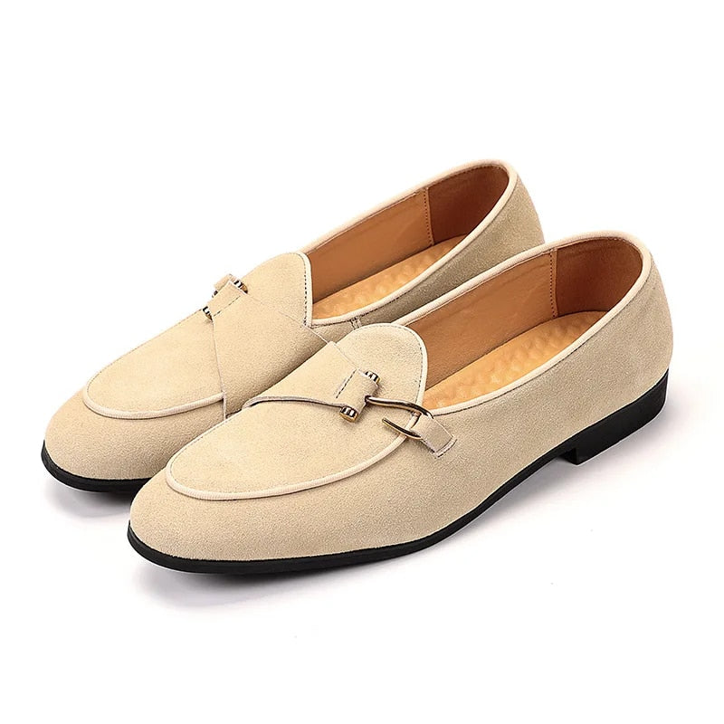 Men's Fashion Suede Genuine Leather Loafers