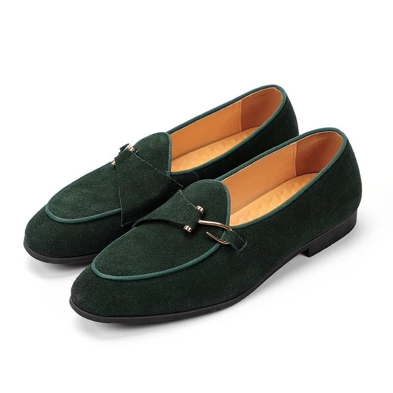 Men's Fashion Suede Genuine Leather Loafers