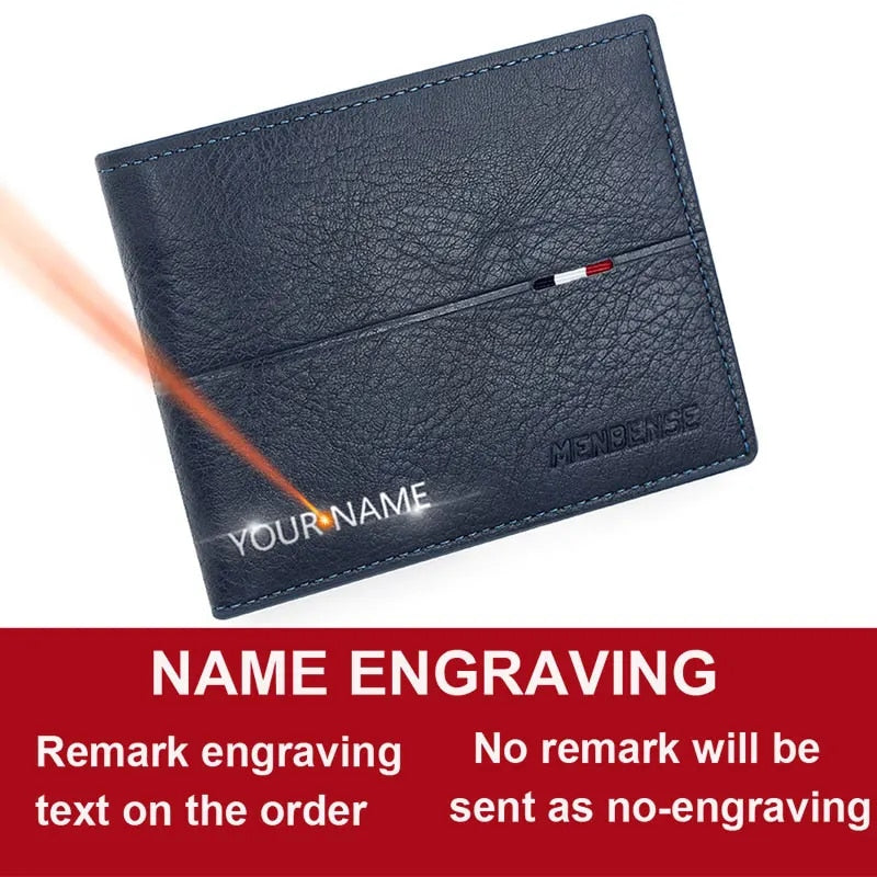 Free Name Engraving Men's Wallet