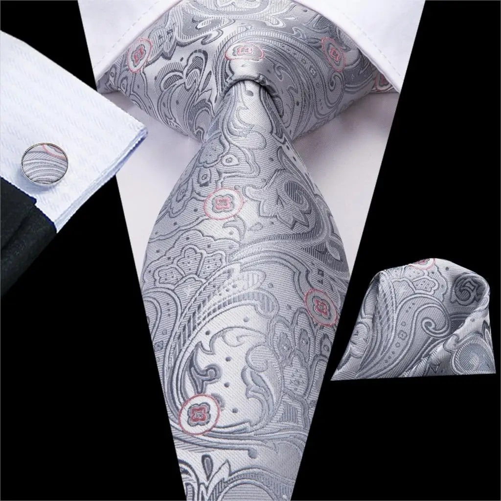 Gravata - Silk Designer Tie Set