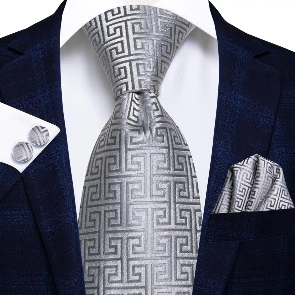 Gravata - Silk Designer Tie Set