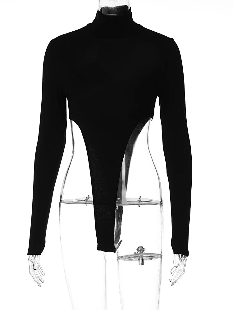 Pour It Up - Sexy Turtleneck Bodysuit