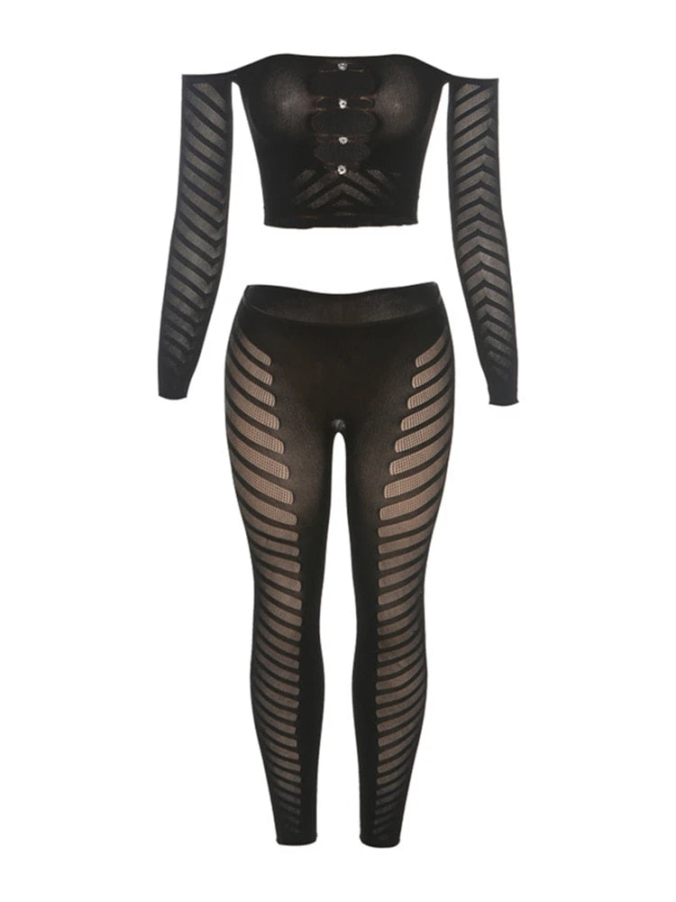 That Way - Mesh Two-Piece Outfit