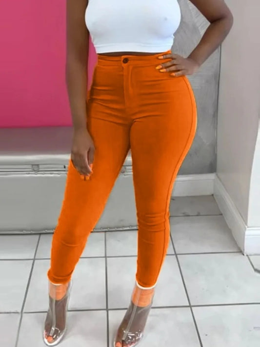 Tangy - High-waisted Skinny Pants