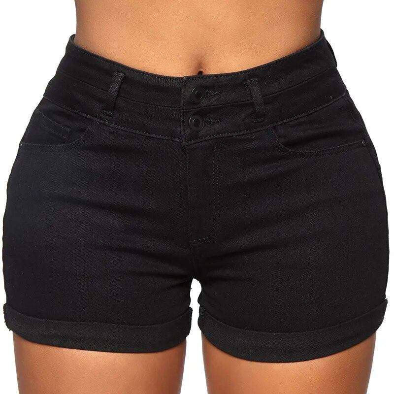 Jessica - Women's Stretch Denim Shorts