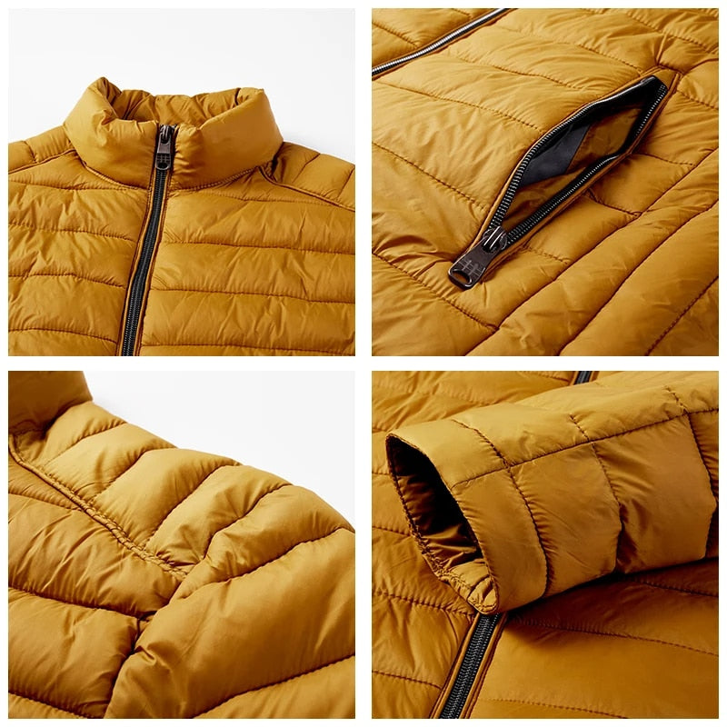 Men's Windproof Thick Parka Coat