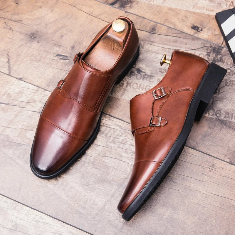 Genuine Leather Oxfords Shoes