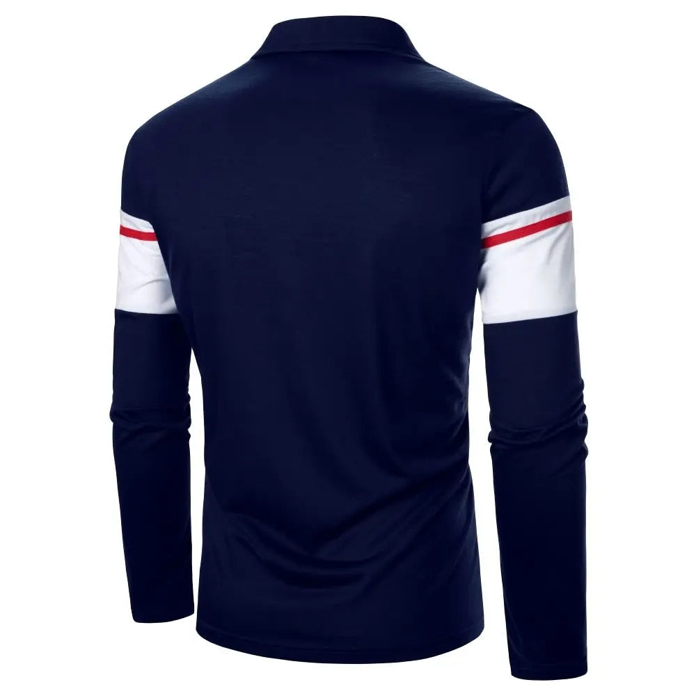 Men's Long-Sleeved Polo Shirt