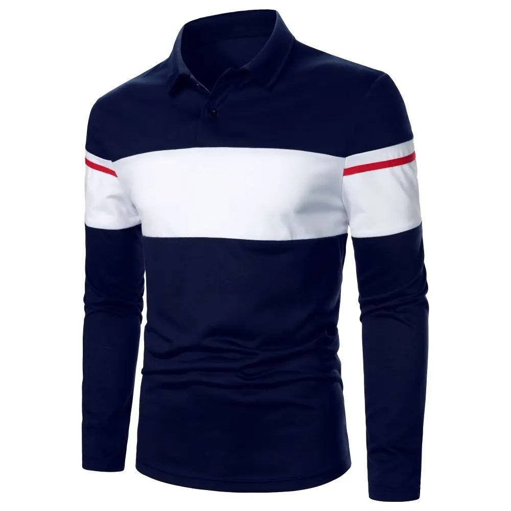 Men's Long-Sleeved Polo Shirt