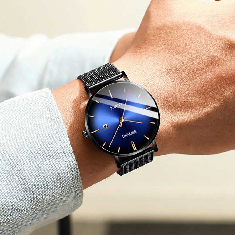 Men's Waterproof Quartz Wristwatch