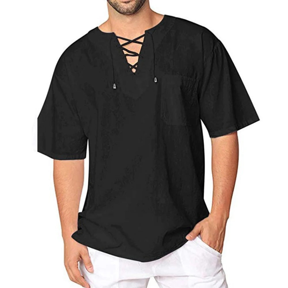 Men's Breathable Solid Shirt