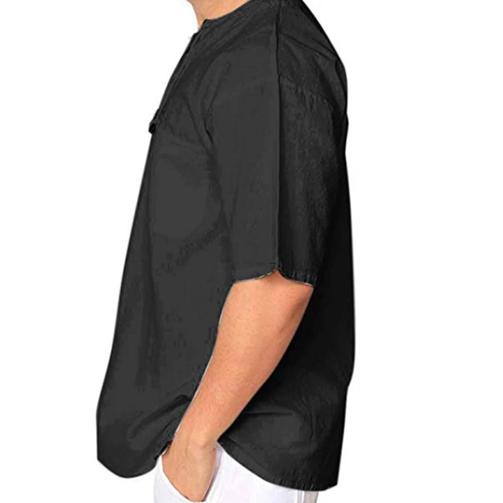 Men's Breathable Solid Shirt