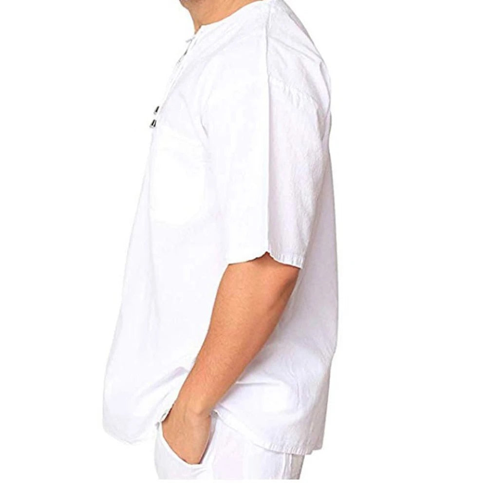 Men's Breathable Solid Shirt