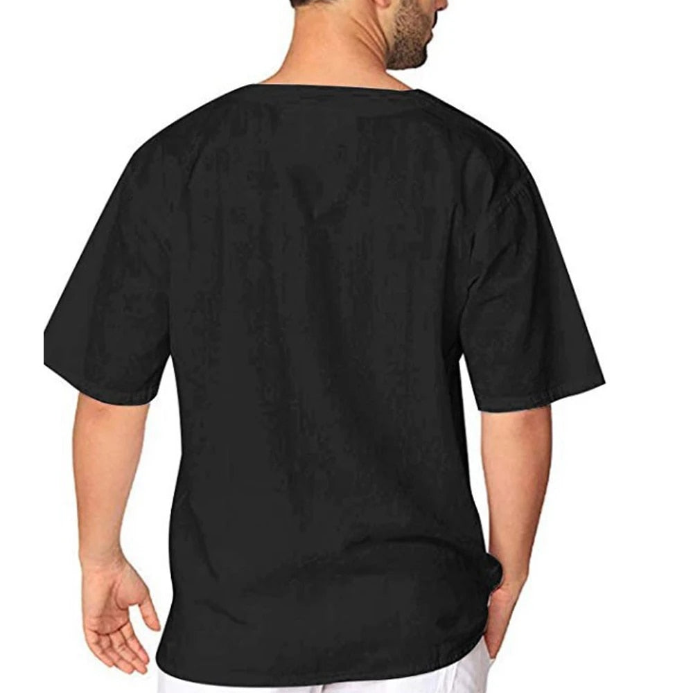 Men's Breathable Solid Shirt