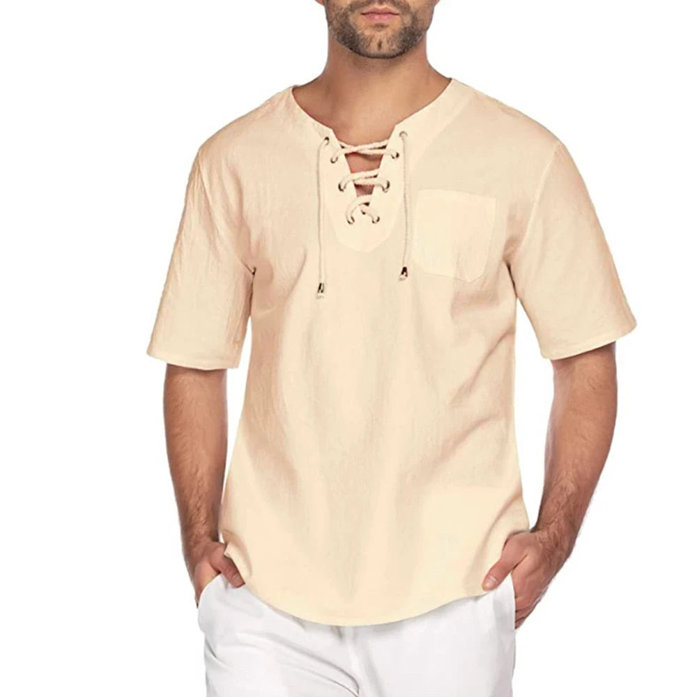 Men's Breathable Solid Shirt