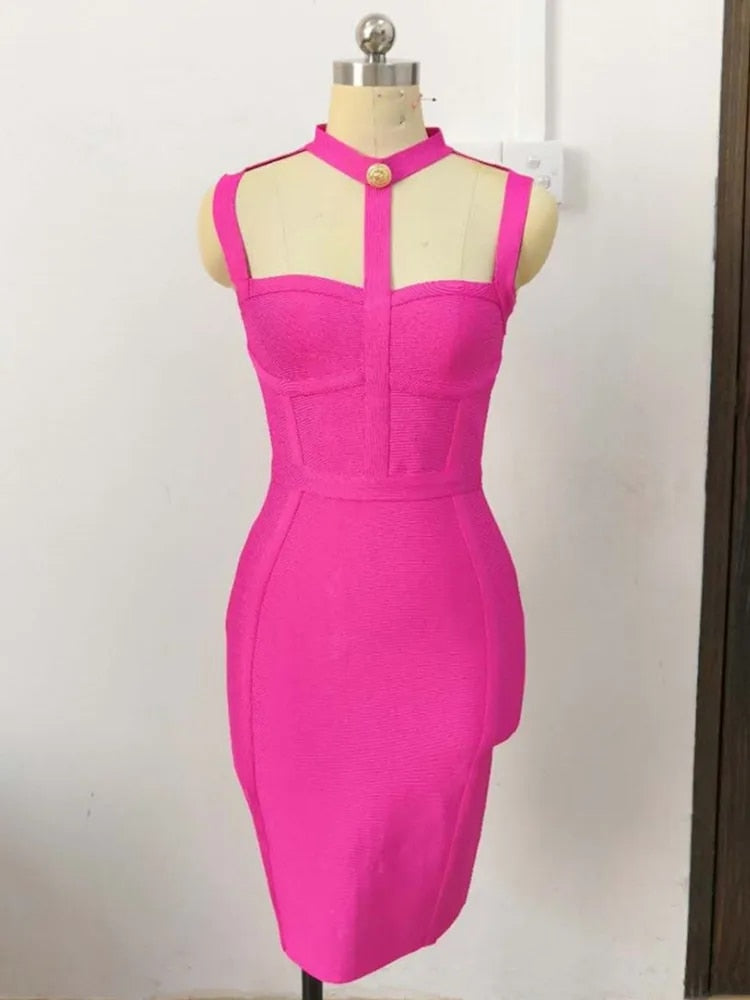 Maliyah - Sexy Cut Out Evening Bandage Dress