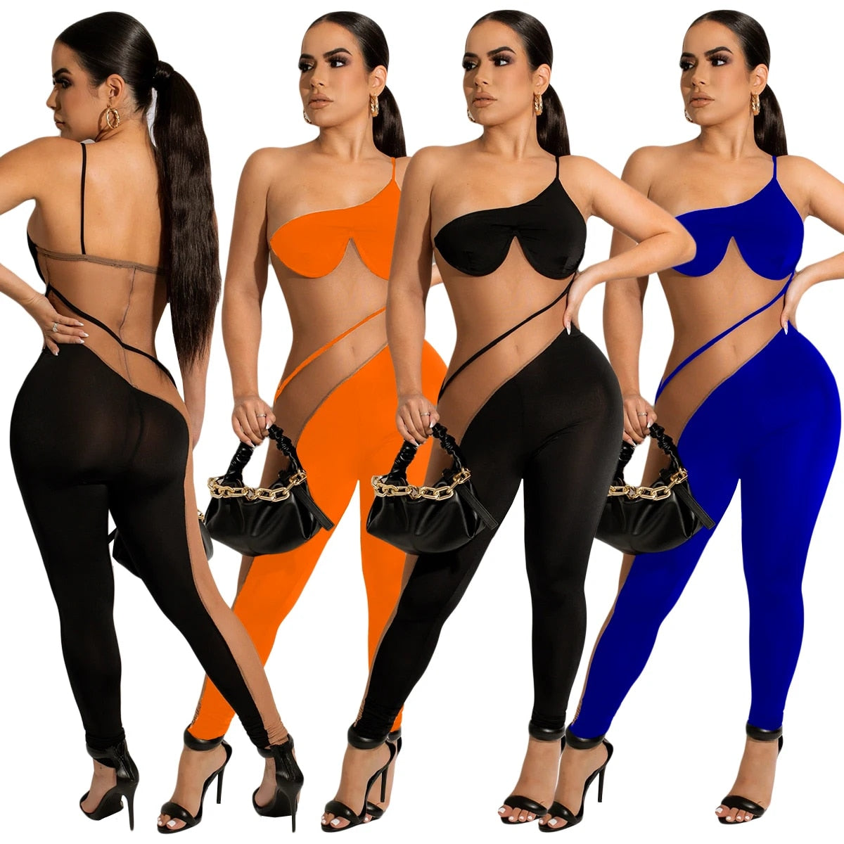 Ready For Tonight - New Sexy Unilateral Strap Jumpsuit