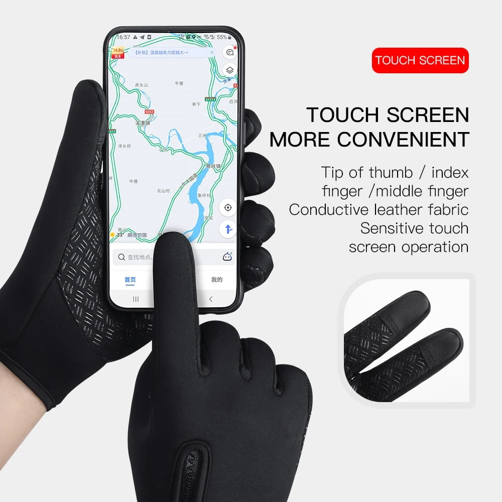 Unisex Touch Screen Waterproof Winter Gloves