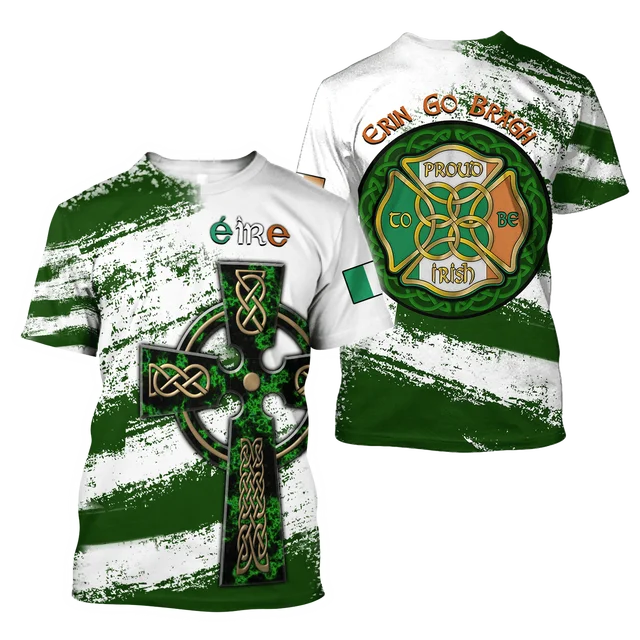 Irish Celtic Printed T-Shirt