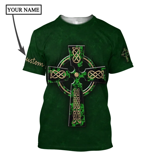 Irish Celtic Printed T-Shirt