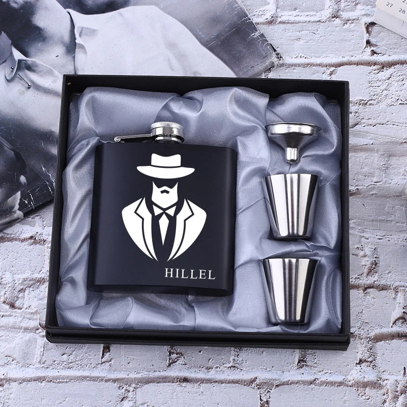 Best Man - Personalized 6 oz Stainless Steel  Flask