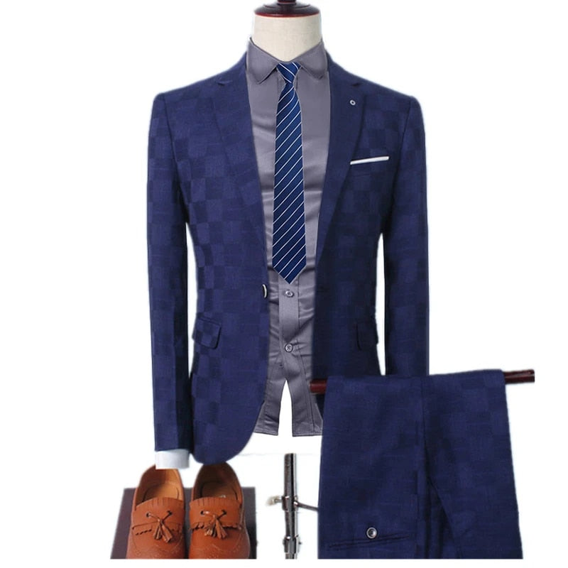 Sharp Dressed Man - Plaid Two/Three-Piece Formal Suit