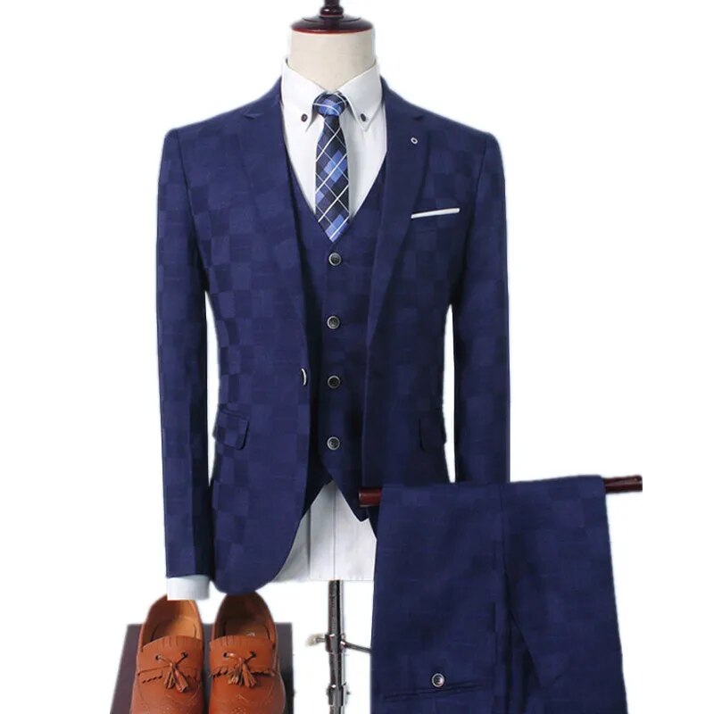 Sharp Dressed Man - Plaid Two/Three-Piece Formal Suit