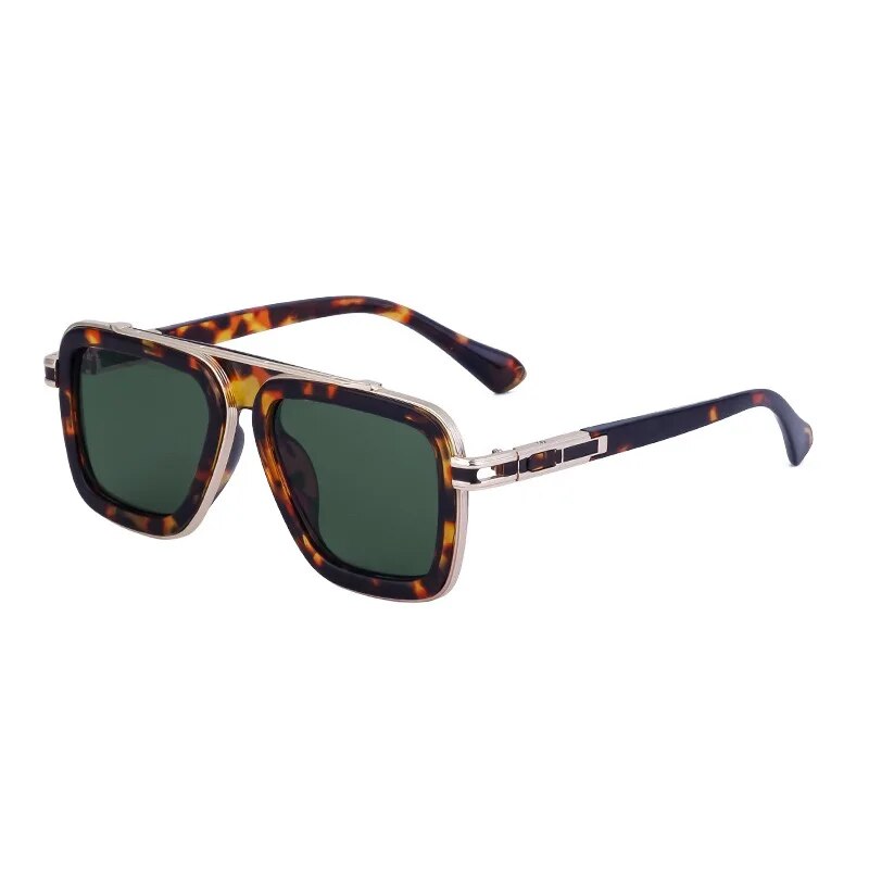 Men's Designer Retro Square Sunglasses