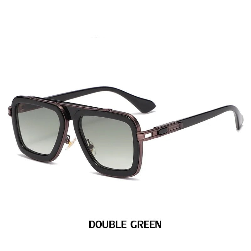 Men's Designer Retro Square Sunglasses