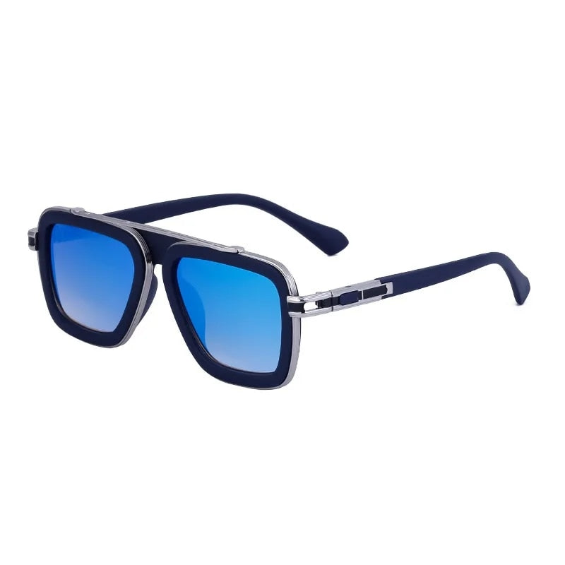 Men's Designer Retro Square Sunglasses