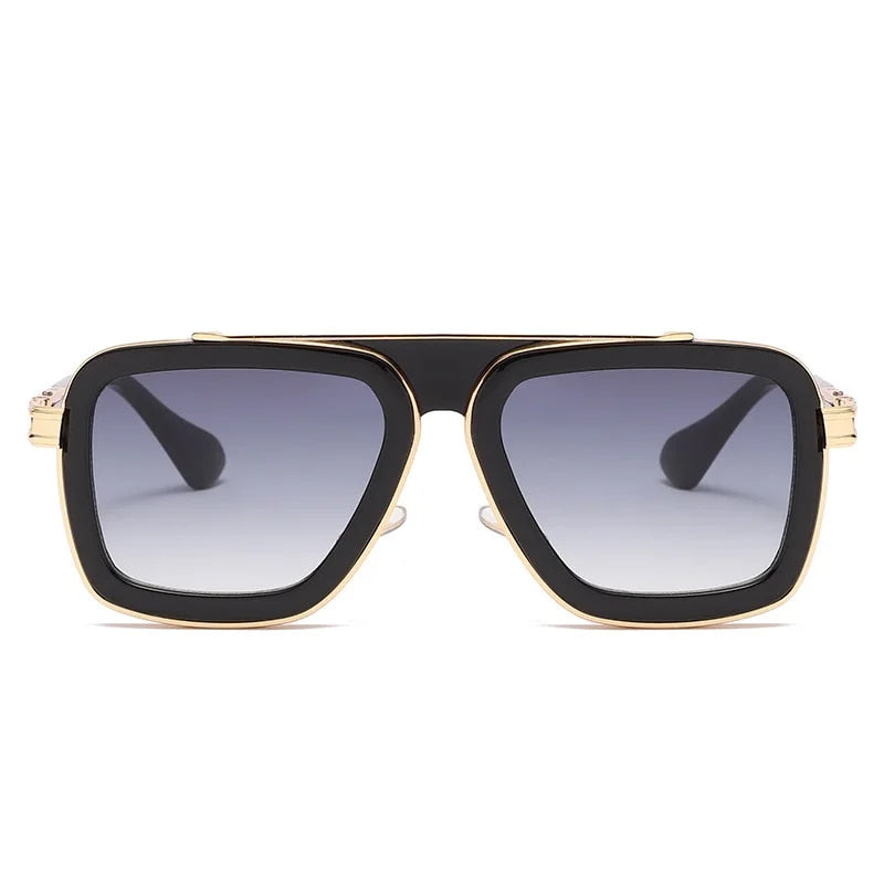 Men's Designer Retro Square Sunglasses
