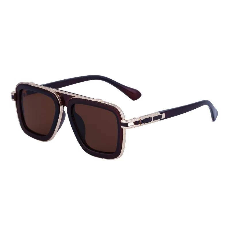 Men's Designer Retro Square Sunglasses