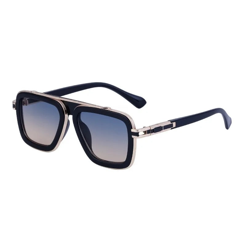 Men's Designer Retro Square Sunglasses