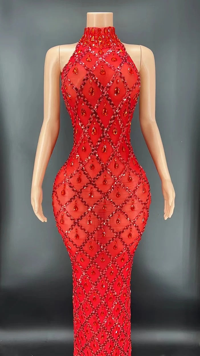 Allure - Stunning Embellished Evening Dress