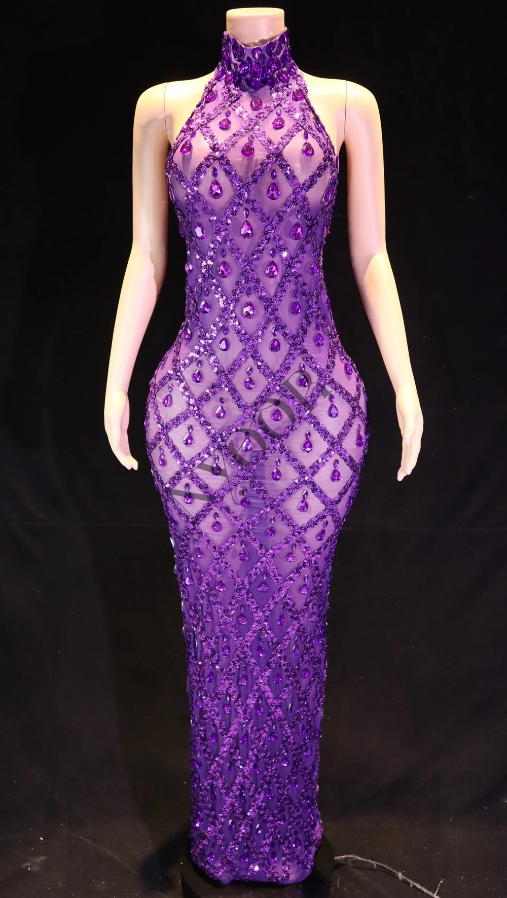 Allure - Stunning Embellished Evening Dress