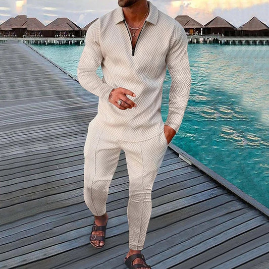 Men's Spring Two-Piece Pants Set