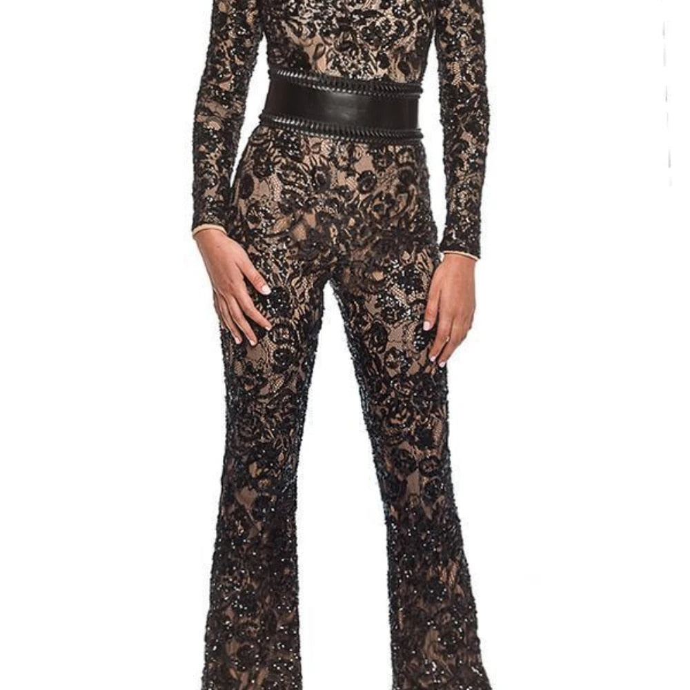 Boss Life - High End Retro Elegant Lace Jumpsuit