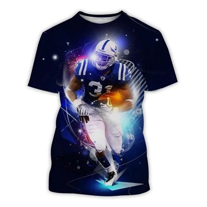 Football Team Print T-shirt