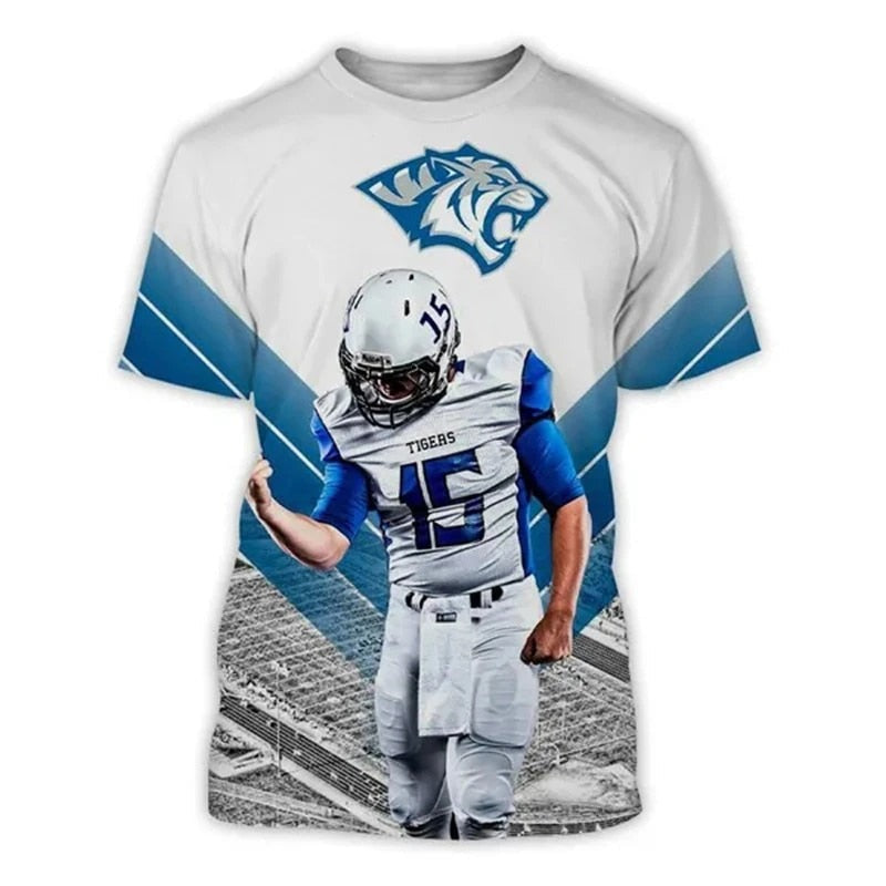 Football Team Print T-shirt