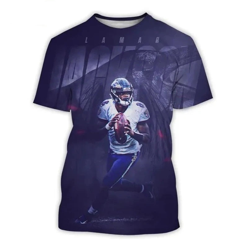 Football Team Print T-shirt