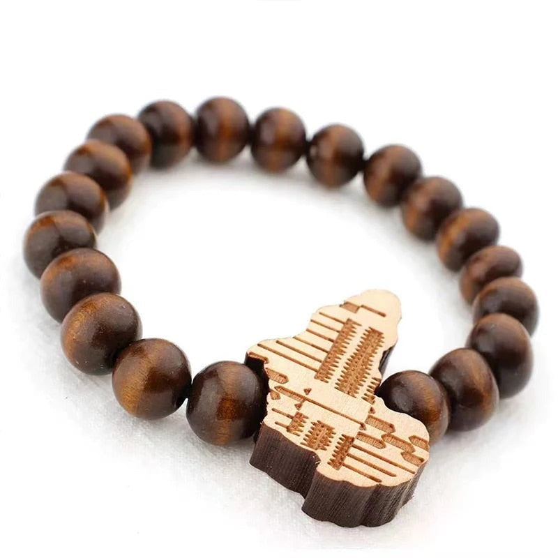 Handmade Wooden Beaded Bracelet