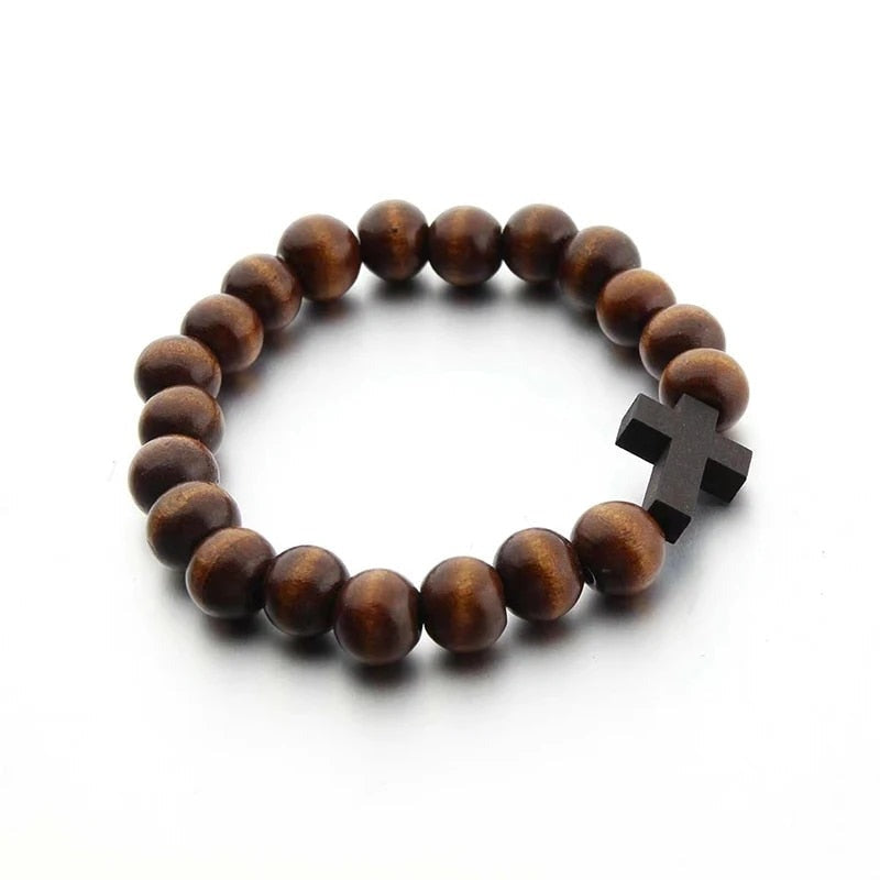 Handmade Wooden Beaded Bracelet