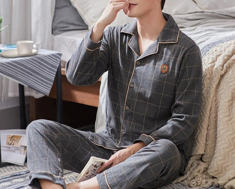 Men's 100% Cotton Pajamas