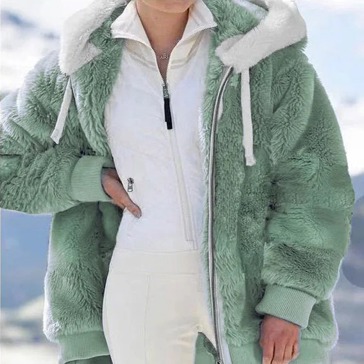 Women's Plush Cashmere Winter Jacket