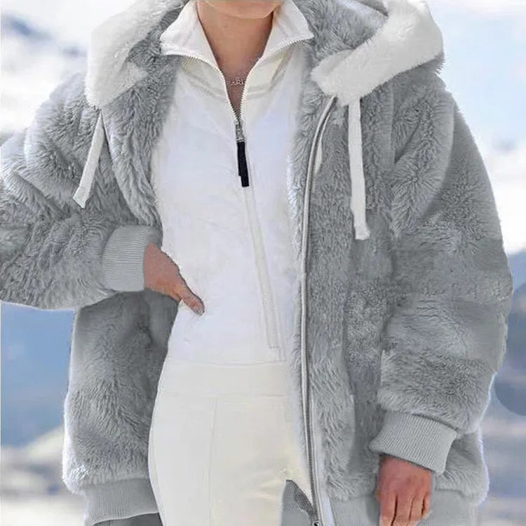 Women's Plush Cashmere Winter Jacket