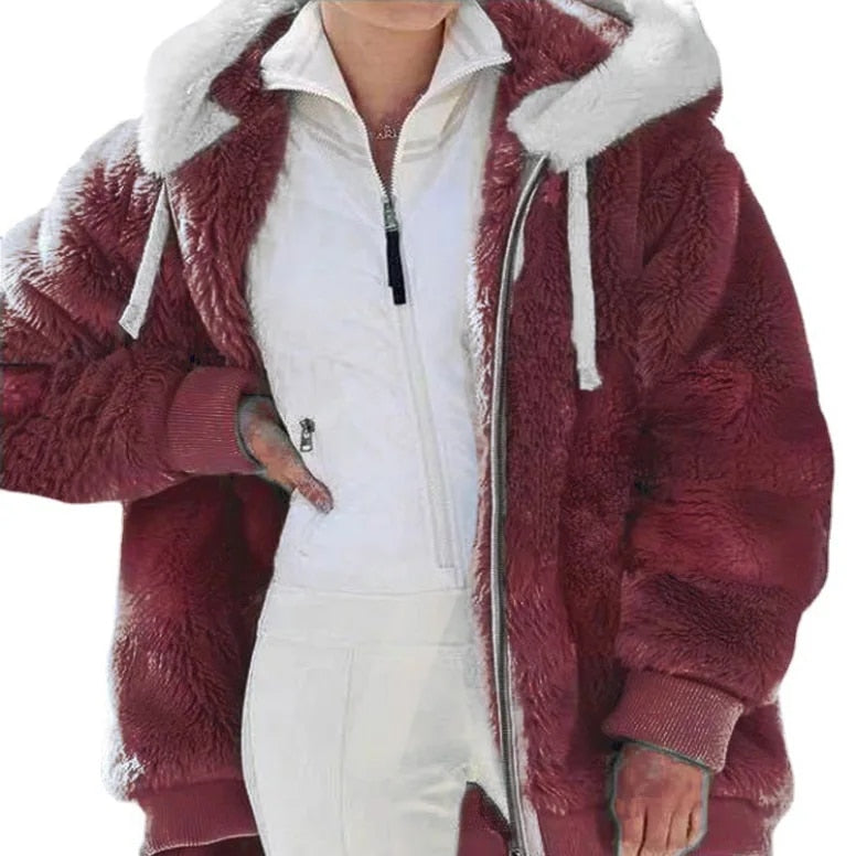 Women's Plush Cashmere Winter Jacket