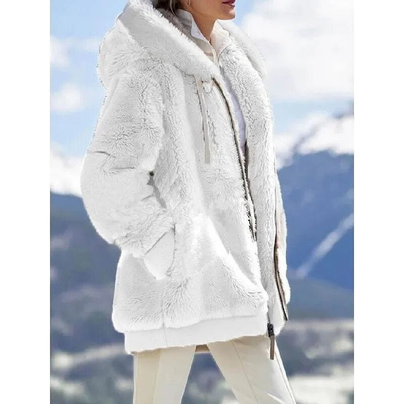 Women's Plush Cashmere Winter Jacket
